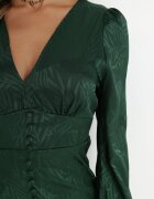 bisou's project Rochie Verde Cambrată Phoebis