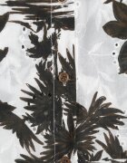 bludeise Rochie-cămașă din bumbac cu imprimeu vegetal și curea tip cravată Kallenea Maro