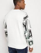  Bluza Albă cu Fleece și Bumbac cu terminații elastice Yolaria