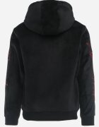  Bluză Neagră cu finisaj din fleece cu broderie pe mâneci Marianesa