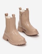  Botine Bej Chelsea Orpah