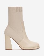  Botine Bej cu Carâmb Elastic Egala