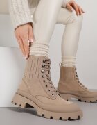  Botine Bej închis Augun
