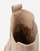  Botine Bej închis cu talpă groasă în relief și elastic Verilln