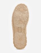  Botine Bej Vices pe Talpă Groasă Embosată cu Șireturi și Cusături Decorative Savethira