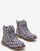  Botine Bleumarin Ghete worker cu flori Foarte călduroase Badilles