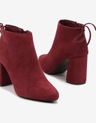  Botine Bordo cu toc cu șiret Arlitta
