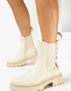  Botine Chelsea Bej cu Ținte Flaviva