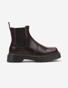  Botine Clasice Bordo cu Talpă Plată Tip Chelsea Irithen