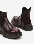  Botine Clasice Bordo cu Talpă Plată Tip Chelsea Irithen