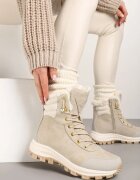  Botine Ghete de zăpadă Bej stil Trekking cu talpă groasă Elorene