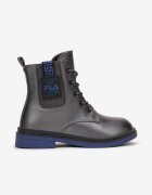  Botine Gri Metalice Cu șireturi Hamidah