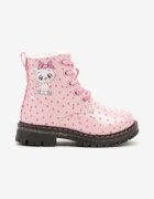  Botine Lăcuite Roze tip trapper Căptușite Gros Decorate Cu Motiv de Basm Zinnalina