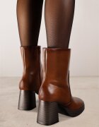  Botine Maro Izolate cu toc Iridra