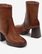  Botine Maro Izolate cu toc Iridra