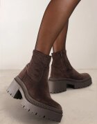  Botine Maro stil Chelsea cu carâmb elastic Heslania