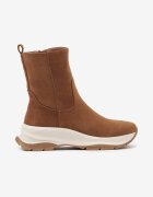  Botine Marouri din Imitație de Piele întoarsă cu Talpă Groasă în Stil Streetwear Reanornna