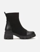  Botine Negre cu toc jos Alimexa