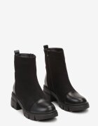  Botine Negre cu toc jos Alimexa