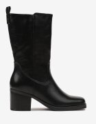  Botine Negre cu Toc stil Chelsea cu Izolație Ușoară Terelle