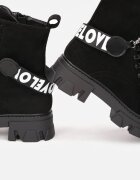  Botine Negre Harnisia