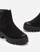  Botine Negre în Stil Cizme Chelsea Sport cu Talpă Groasă Vellinga