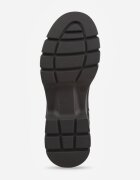  Botine Negre pe talpă groasă cu carâmb elastic Mavirae