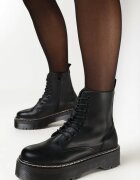  Botine Negre Workeri cu platformă Xulia