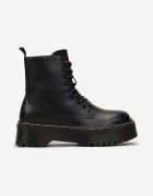  Botine Negre Workeri cu platformă Xulia
