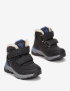  Botine Negru-Albastre Trapper cu Velcro Ligal