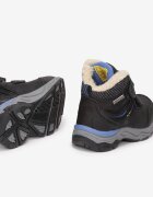  Botine Negru-Albastre Trapper cu Velcro Ligal