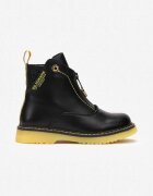  Botine Negru-Galben pe Talpă Groasă cu Strasuri Edinsa