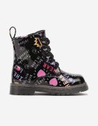 Botine Negru-Roz Trappers Cu fermoar Erissale