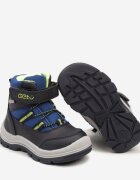  Botine tip Bocanci Bleumarin-Negre Cu șireturi Cu scai Geto Sialirra