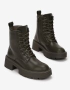  Botine Verzi Worker pe Talpă Groasă Lockharner