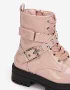  Botine worker roz cu Catarame Latifa