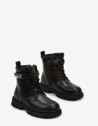  Botine Workeri Negre Căptușite Harnia