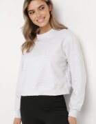 by swan Bluză Gri deschis de bumbac Oversize cu croială mai scurtă Vesperana