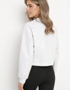 by swan Bluză Gri deschis de bumbac Oversize cu croială mai scurtă Vesperana