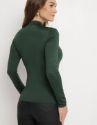 by swan Bluză Verde închis cu guler înalt Risevera