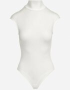 by swan Body Alb fără Mâneci cu Guler înalt Vireases