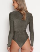 by swan Body Aurii Brocate cu Decolteu Adânc Tialeta