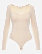 by swan Body Bej cu Decolteu Pătrat Phicise