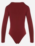 by swan Body Bordo cu Vâscoză și Decolteu Pătrat Labiene