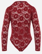 by swan Body din dantelă cu fermoar Amisti Bordo