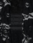 by swan Body din dantelă cu fermoar Amisti Negru