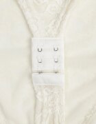 by swan Body elegant din dantelă cu decolteu în V Abrea Alb
