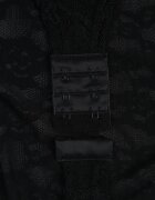 by swan Body elegant din dantelă cu decolteu în V Abrea Negru