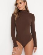 by swan Body Maro cu Guler înalt și Mânecă lungă Ophidite