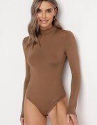 by swan Body Maro cu semiguler și mâneci lungi Gavaba
